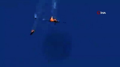 hava saldirisi -  - SMO, Esad rejimine ait savaş uçağını düşürdü Videosu