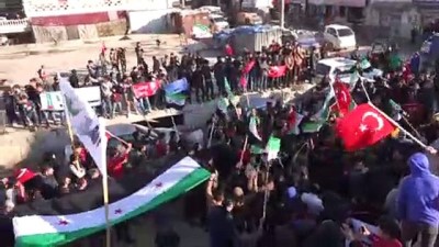 Suriyelilerden Bahar Kalkanı Harekatı'na destek - İDLİB