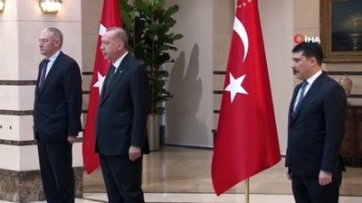 Cumhurbaşkanı Erdoğan, Arnavutluk Büyükelçisini kabul etti