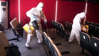 hastalik belirtisi - Ceza infaz kurumlarında ve adliyelerde dezenfekte çalışması yapıldı - ANKARA/İSTANBUL Videosu