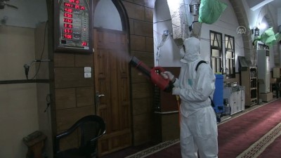 koronavirus - Gazze'de koronavirüsle mücadele kapsamında dezenfekte çalışmaları hız kazandı - GAZZE Videosu