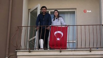  İdlib gazisi Uzm Çvş Aşkın Karabaş iyileşip görevine dönmeyi dört gözle bekliyor