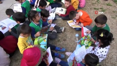 rehber ogretmen -  Kızıltepeli öğrenciler kütüphane bahçesinde kitap okudu Videosu