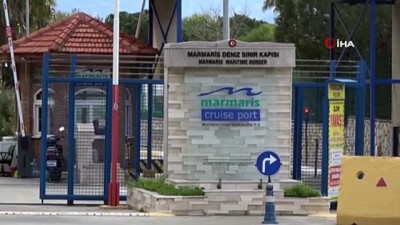  Marmaris Deniz Sınırı Kapısı'nda virüse karşı önlemler arttırıldı