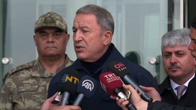 Bakan Akar: '(Rus askeri heyetiyle görüşme) Hazırladığımız metin iki tarafça biraz önce imzalandı ve yürürlüğe girdi' - HATAY