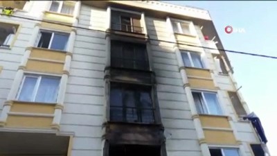 Başakşehir’de bir apartmanda yangın çıktı: 5 kişi mahsur kaldı