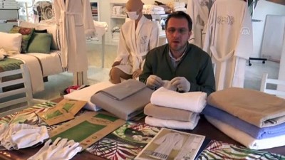 antibakteriyel - Bir tekstil firması antibakteriyel kumaştan maske üretti - DENİZLİ Videosu