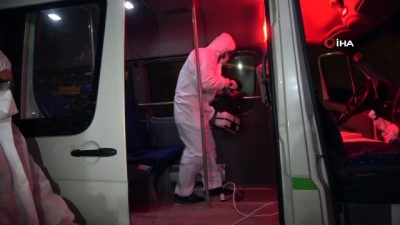 kamusal alan -  Bitlis’te halk otobüsleri ve minibüsler dezenfekte ediliyor Videosu