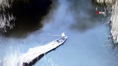  Eber Gölü'nü ateşe veren şüpheli drone sayesinde yakalandı