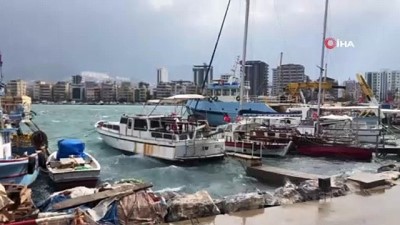 saganak yagis -  İskenderun körfezi fırtına ve yağmur nedeni ile Turkuaz rengine büründü Videosu
