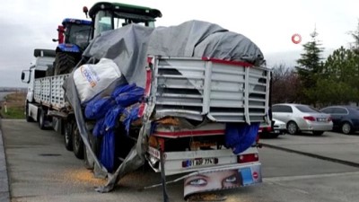  Aksaray'da yolcu otobüsü tıra çarptı: 44 yaralı