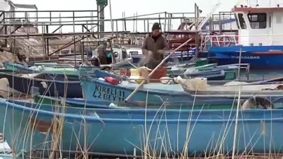 vira bismillah - Beyşehir Gölü'nde balıkçılar 'av tatili'ne hazırlanıyor - KONYA Videosu