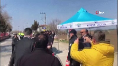 polis noktasi -   Emniyet Genel Müdürü Mehmet Aktaş Pazarkule’de Videosu