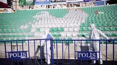  Süper Lig maçının oynanacağı stat dezenfekte edildi