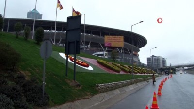 Türk Telekom Stadyumu'nda önlemler alındı