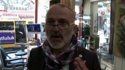  İstanbul'da berberlerde korona virüse karşı dezenfekte çalışması