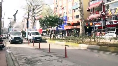  Kocaeli’de kent merkezi araçlarla dezenfekte ediliyor