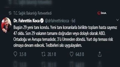 umre -  - Türkiye’de korona virüsü vaka sayısı 47’ye yükseldi Videosu