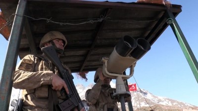 termal kamera - Bitlis'in dağlarında PKK'lı teröristlere göz açtırmıyorlar (1) Videosu