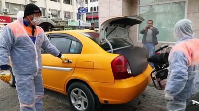 Çubuk'ta koronavirüs tedbirleri - ANKARA