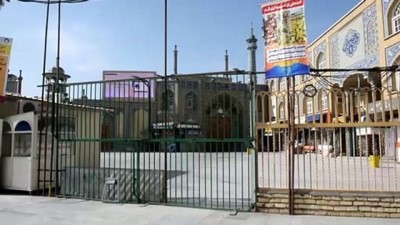 İran'ın Kum kentindeki türbe koronavirüs nedeniyle ziyaretlere kapatıldı - KUM