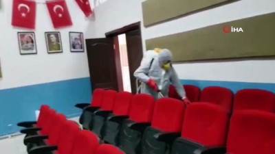  Kamu binalarında dezenfektasyon çalışmaları  başlatıldı