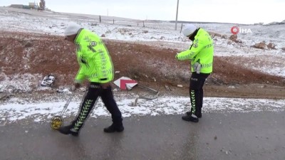  Kontrolden çıkan otomobil takla attı: 1 yaralı