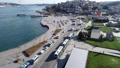  Korona virüsü nedeniyle İstanbul'da meydanlar boş kaldı