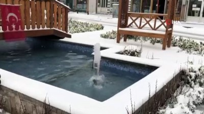  Nevşehir’ Mart ayında beyaza büründü