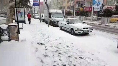 Niğde'de kar yağışı