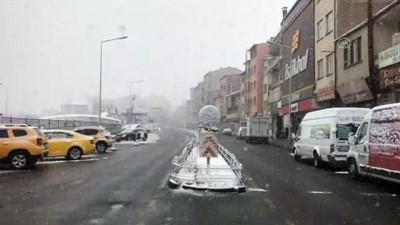 Oltu'da kar yağışı - ERZURUM