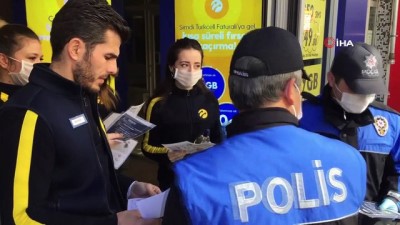  Polisten broşürlü 'korona virüs' uyarısı