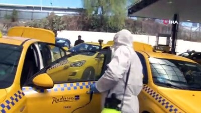  Taksicilerin dezenfektan kuyruğu