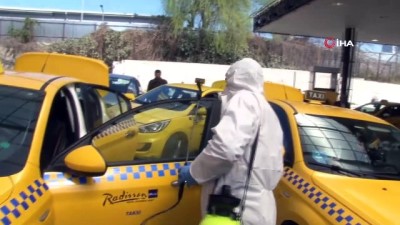  Taksicilerin dezenfektan kuyruğu