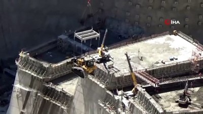 milyon kilovatsaat -  Yusufeli Barajı gövde yüksekliği 196 metreye ulaştı Videosu