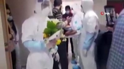 karantina -  - Filistin'de karantinadaki hastaya sürpriz doğum günü kutlaması Videosu