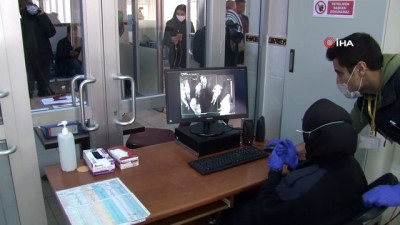  Maltepe Ceza İnfaz Kurumları kampüsünde korona virüse karşı termal kameralı önlem görüntülendi