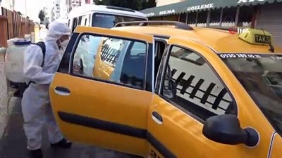 vatandaslik -   Minibüsler, servisler ve taksiler dezenfekte edildi Videosu