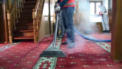 dezenfeksiyon -  Osmangazi’de camiler dezenfekte edildi Videosu