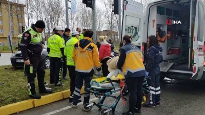  Samsun'da trafik kazası: 2 yaralı