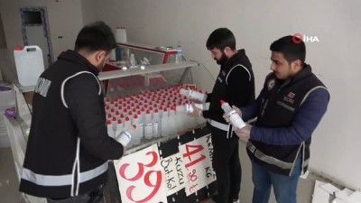  Adana'da sahte dezenfektan operasyonu