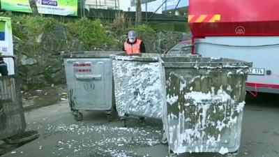 dezenfeksiyon - Eyüpsultan'da koronavirüs önlemleri - İSTANBUL Videosu