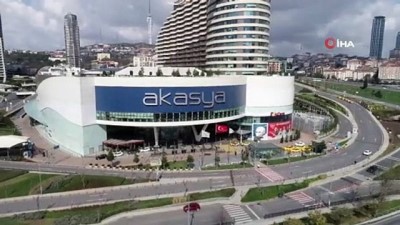 supermarket -  Korona virüs tedbirleri kapsamında kapatılan Akasya AVM havadan görüntülendi Videosu