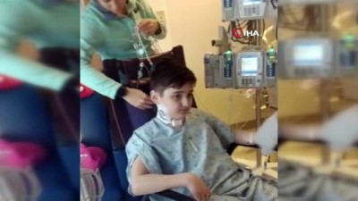 yardim kampanyasi -  300'den fazla ameliyat geçiren Kayra yıllar sonra ağızdan su içti, tükürüğünü yuttu Videosu