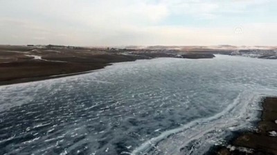 Buzla kaplanan Kars Barajı - KARS