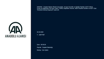 Dışişleri Bakanı Çavuşoğlu'nun kabulü - ANKARA