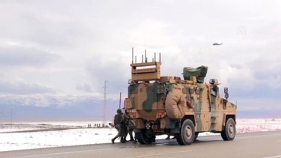 roketli saldiri - Gürbulak Gümrük Müdürlüğü aracına roketli saldırı (6) - AĞRI Videosu