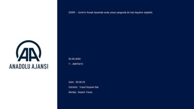 İzmir'de çıkan ev yangınında bir kişi öldü