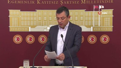   CHP Grup Başkanvekili Özgür Özel: “ Uzun süredir yaptığımız çağrının karşılık bulduğunu görüyoruz. Üzerinde çalışacağız ve olumlu katkı sağlayacağız”