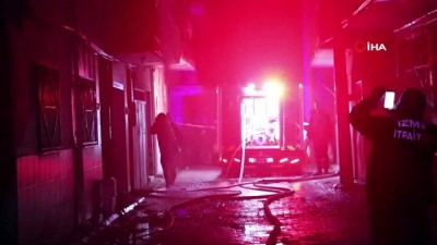 ev yangini -  İzmir’de ev yangını: 1 yaralı Videosu